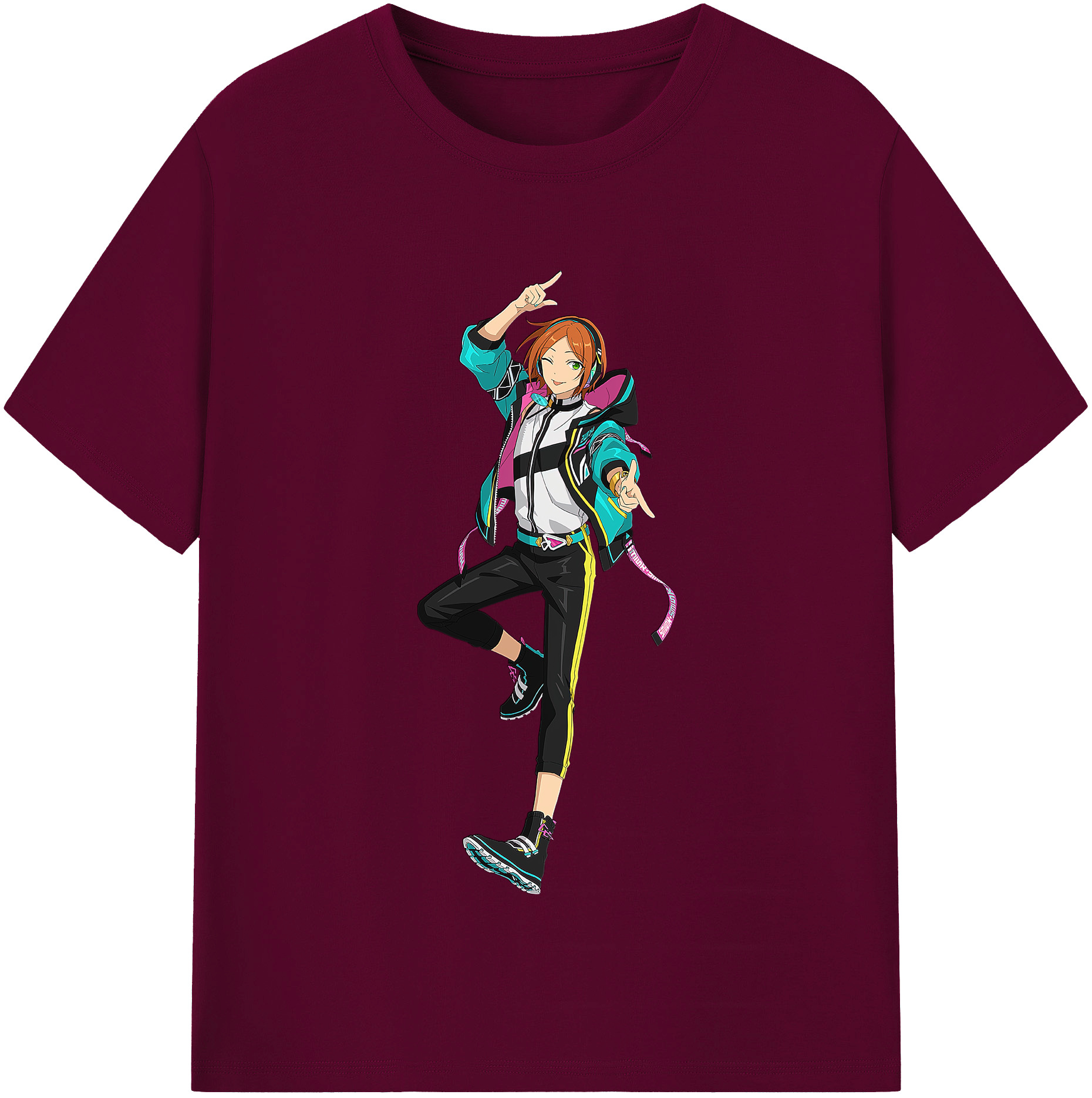 （画像用） あんさんぶるスターズ! Ensemble Stars レディースカジュアルプリントTシャツ（綿100％）